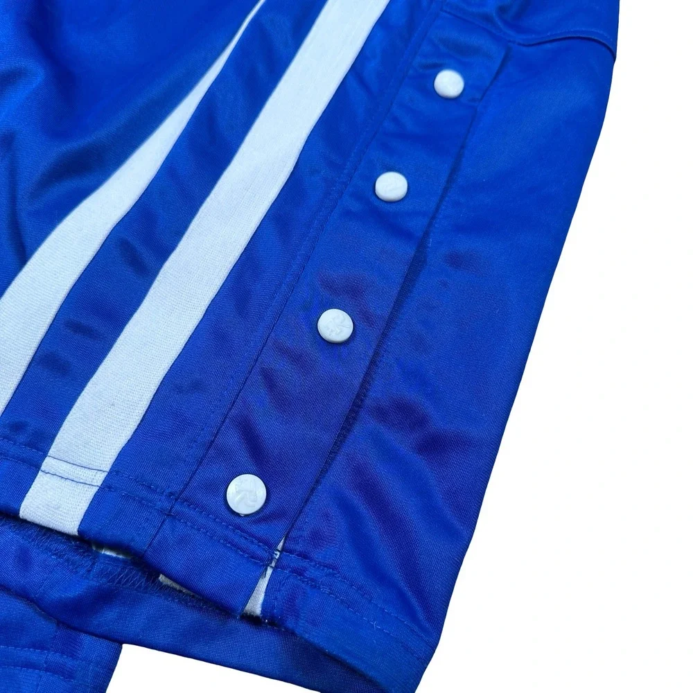 Vintage Y2K Team Roc NY Knicks Track Pants Mens 2XL Collab 2004 Rare Blue Snaps